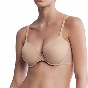 Calvin Klein Perfectly Fit Lightly Lined T-Shirt Bra w/Memory Touch - Bare - 34A